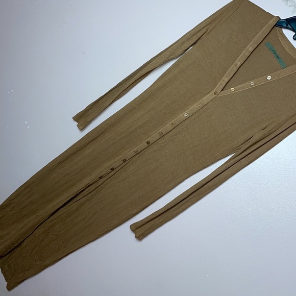 Enza Costa Silk Cardigan Midi - Picture 3 of 6